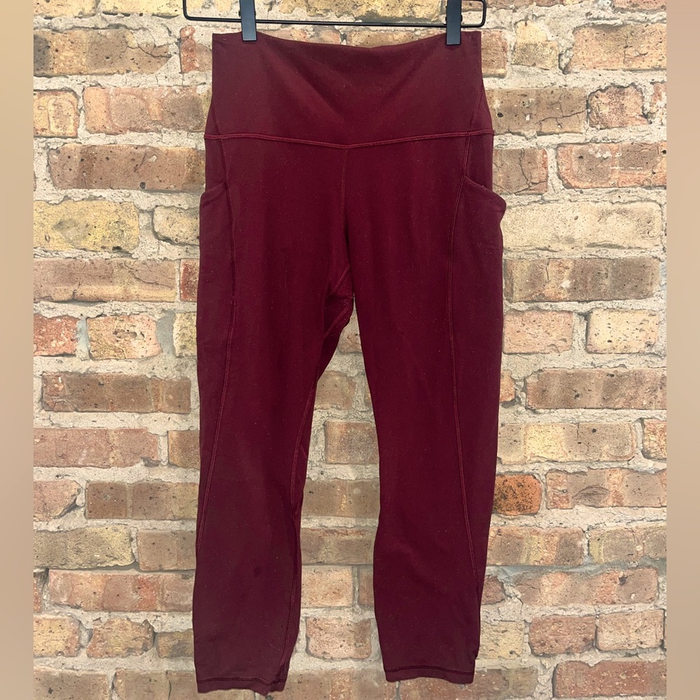 Lululemon align, 23 inch with pockets, merlot color